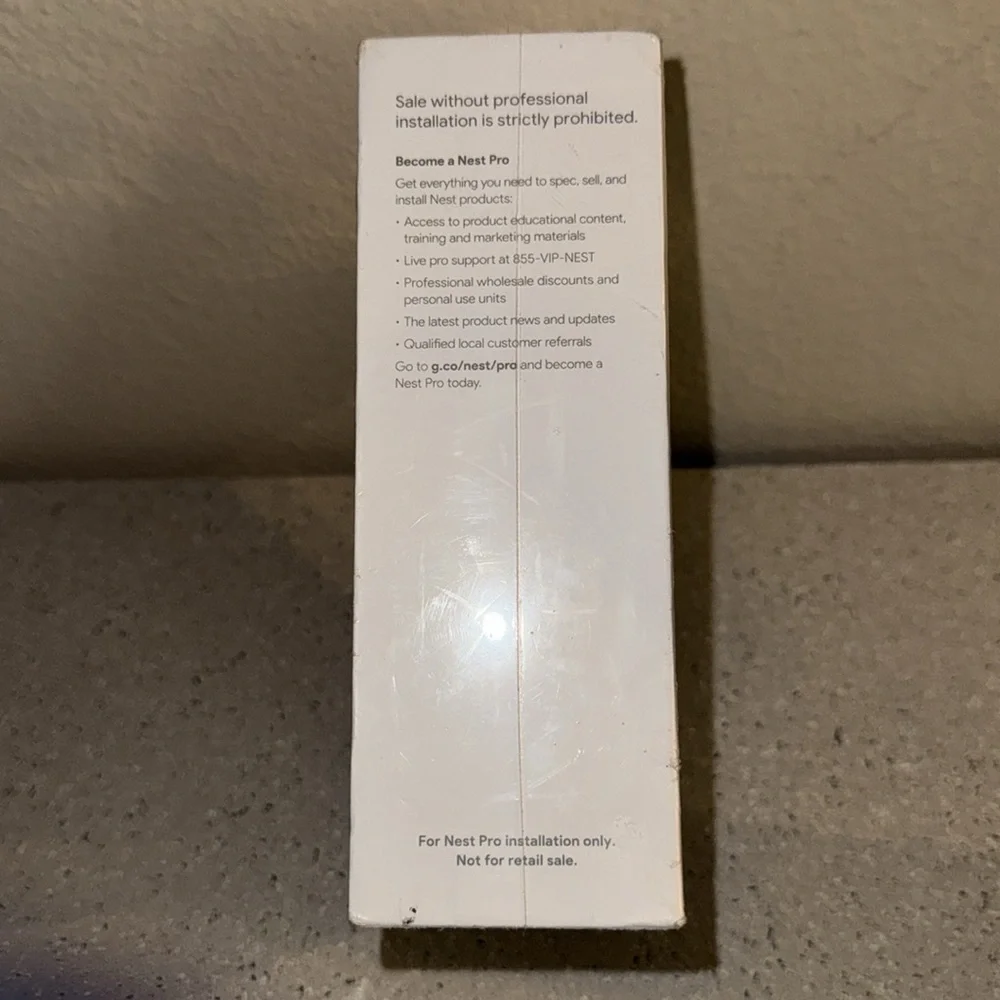Google Nest Thermostat E Nest Pro Edition New in Box‎
